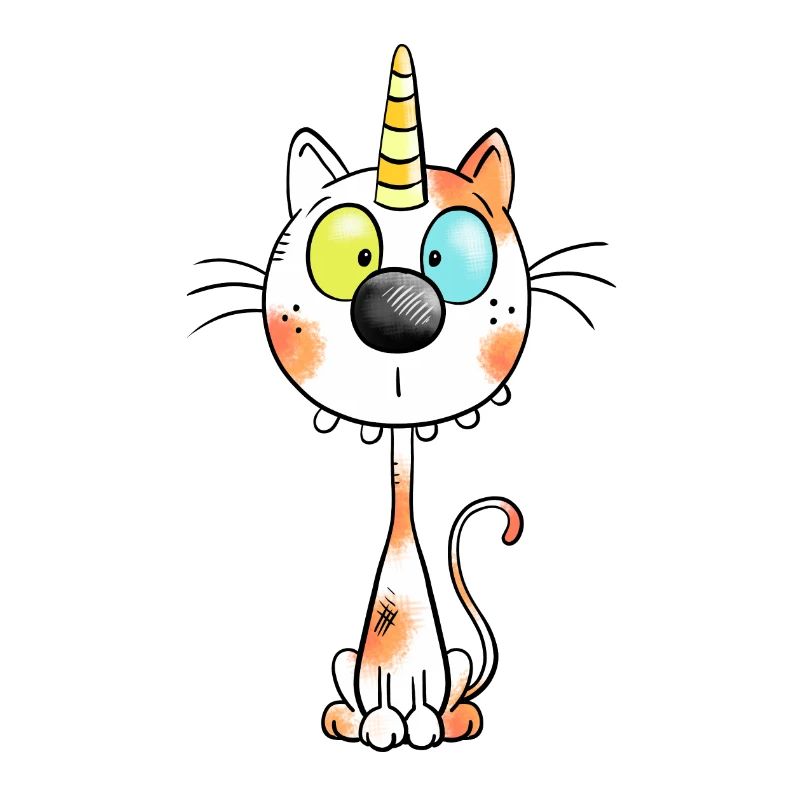 Mignon chat comique