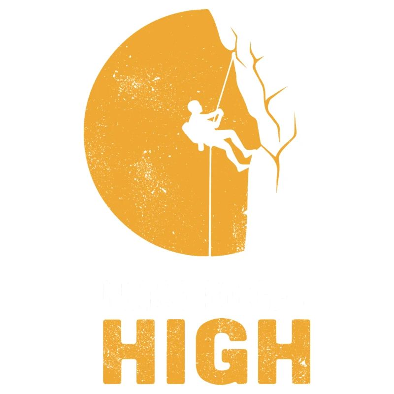 Moonlight Climber Silhouette