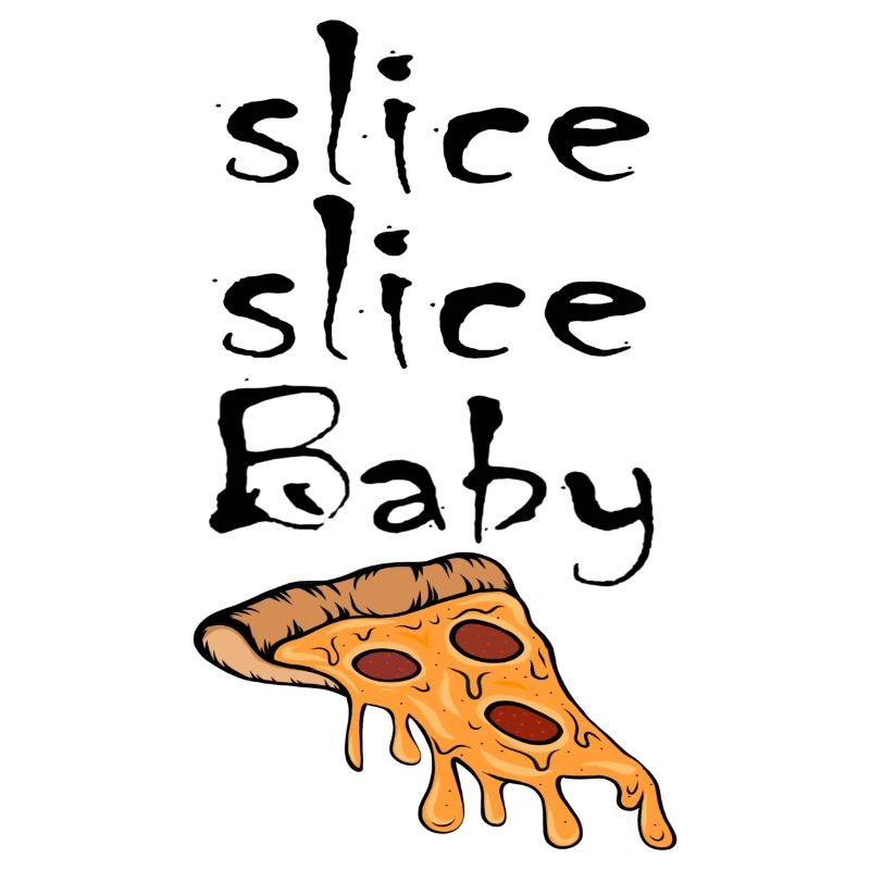 Tranche tranche de pizza pour bébé