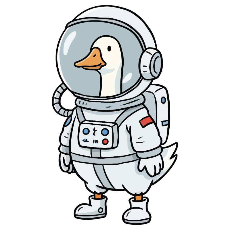 Astronaute de l’Oie de l’Espace