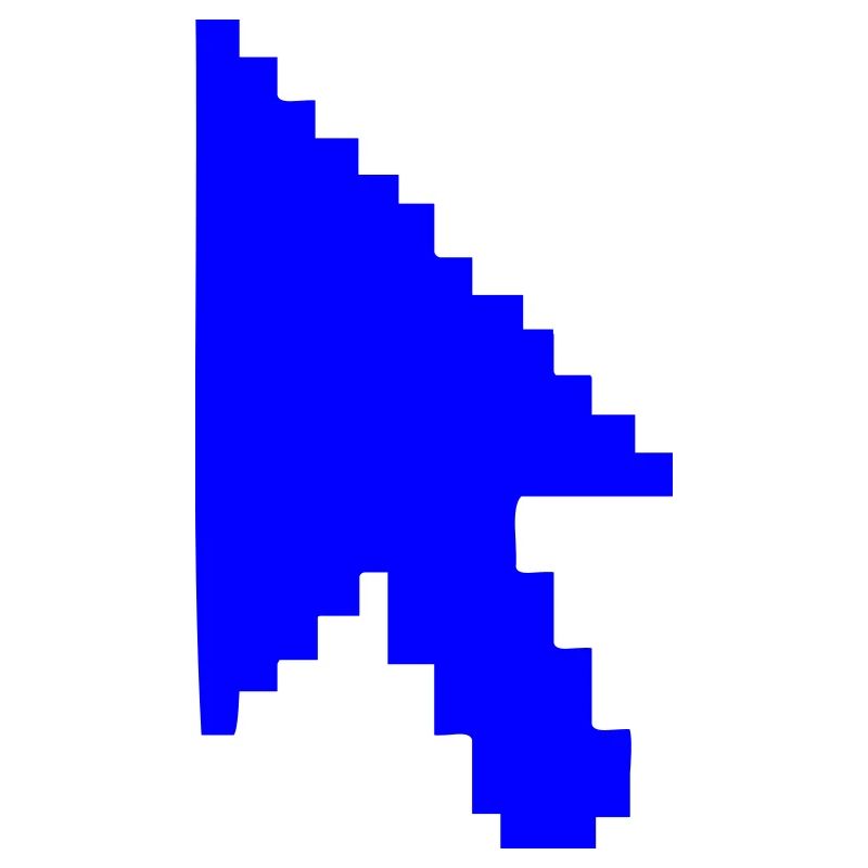 Pointer Mouse Silhouette