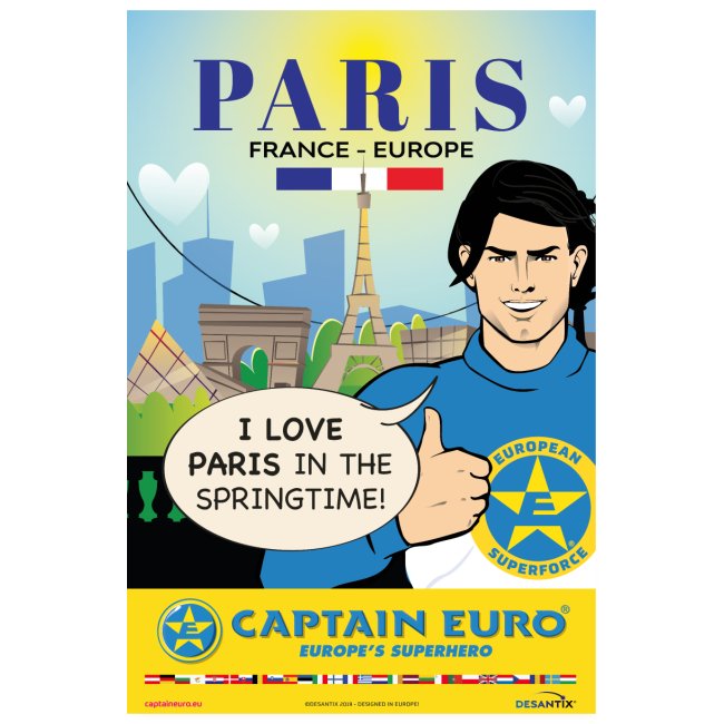 Captain Euro _ Poster PARIS