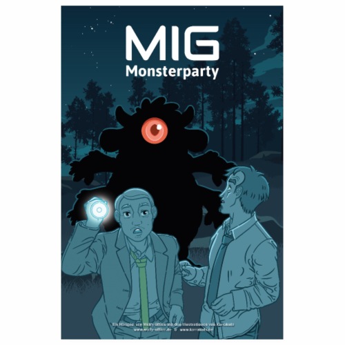 MIG Monsterparty Poster - Poster 20x30 cm