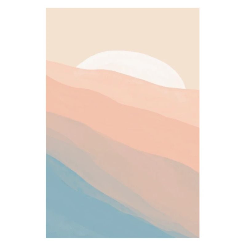 Coucher de soleil abstrait