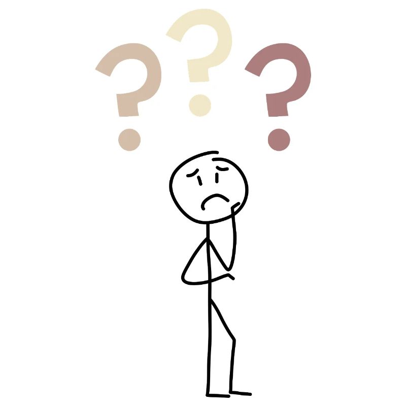 Trois points d’interrogation – Un design mystérieux minimal
