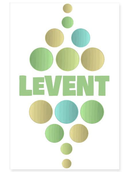 Pastell Dotenpyramide LEVENT