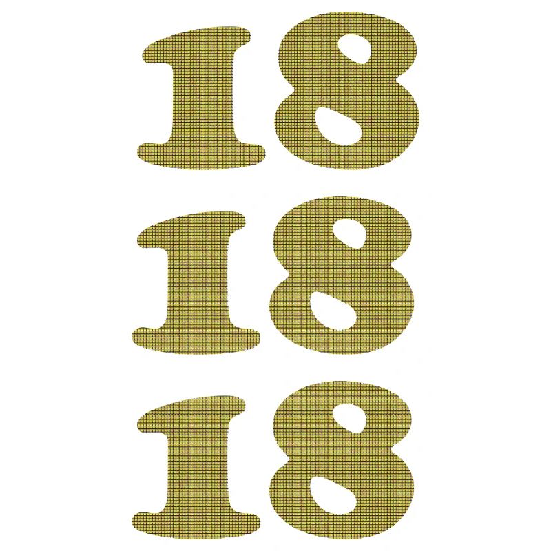 18 ans de conception anniversaire du Plaid