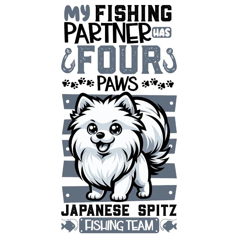 Pêche et Spitz japonais