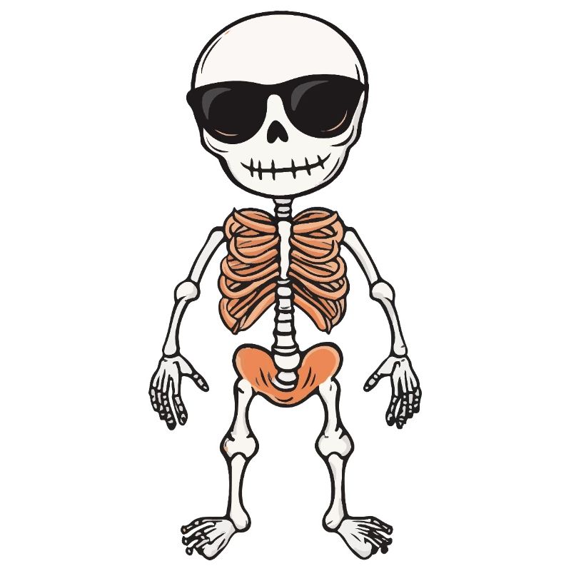 Skeleton Comic Halloween