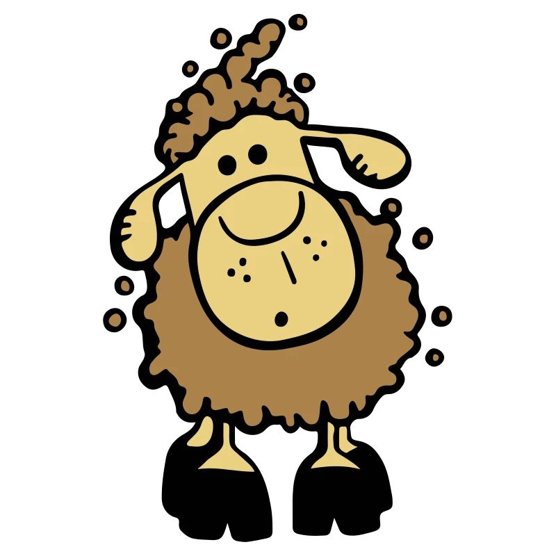 Flauschiges Schaf I Schäfchen I Kinder Geschenk