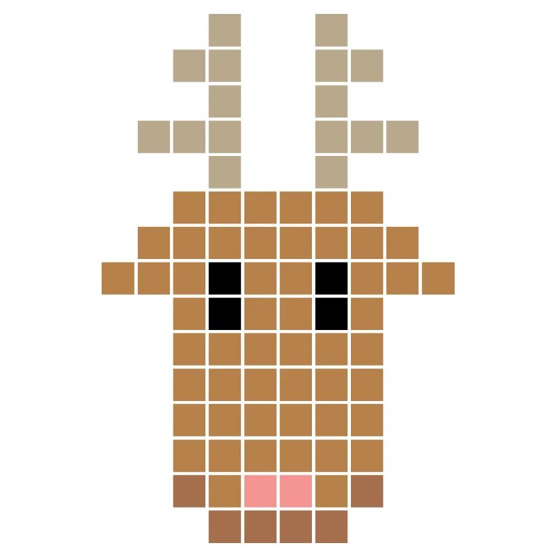 pixel reindeer
