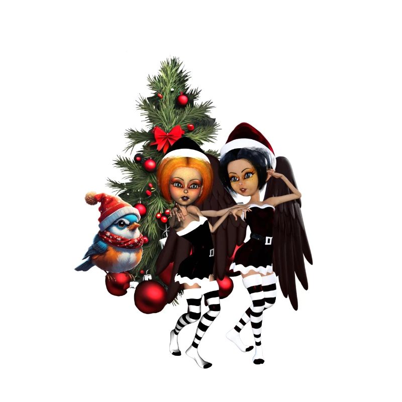 Dancing for Christmas.