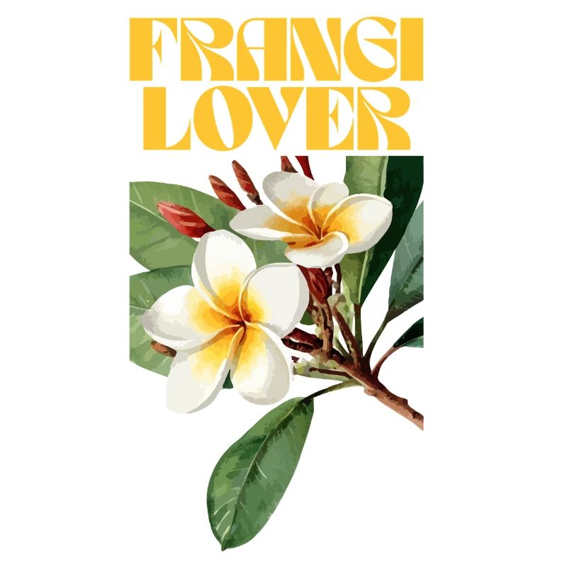 Frangipani Blume Botanisches Design