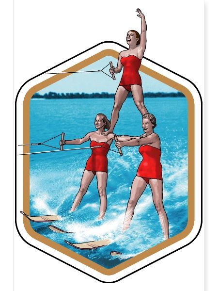 Wasserski und Akrobatik