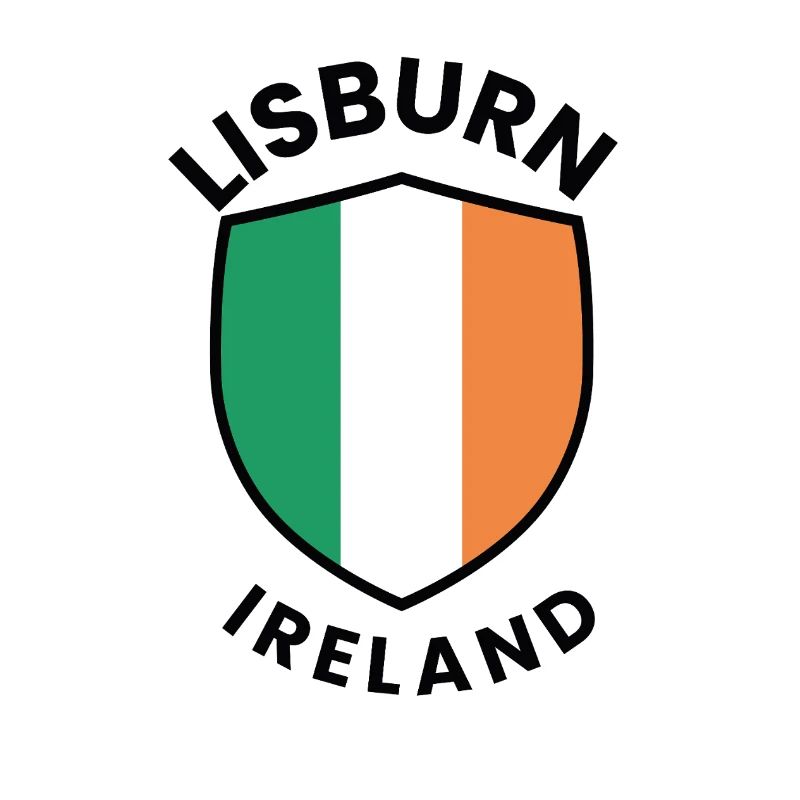 Lisburn-Flagge Irlands Schild