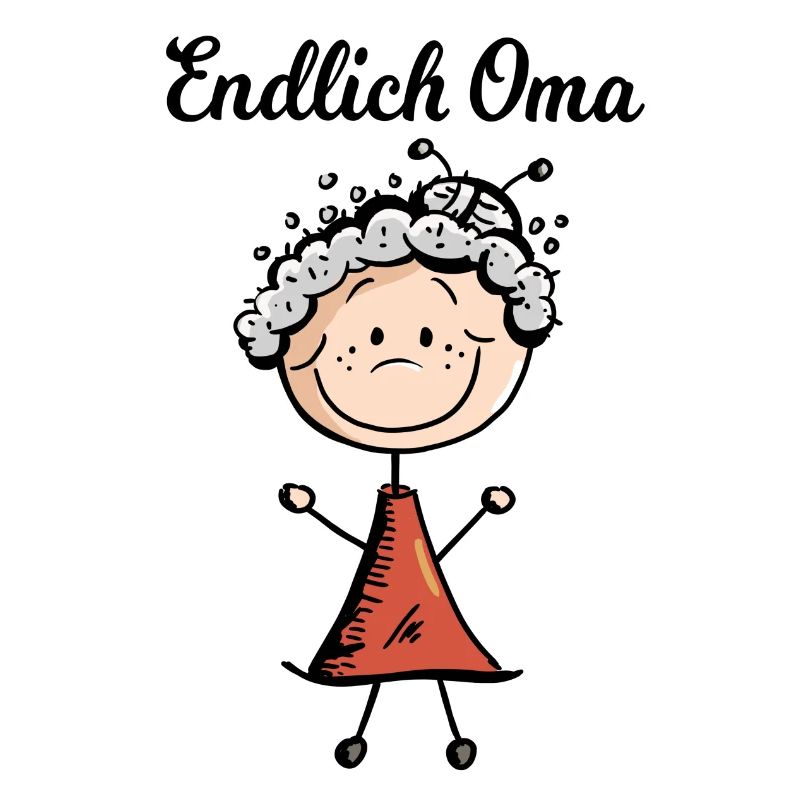 Endlich Oma - Baby - Geburt - Großmutter -Geschenk