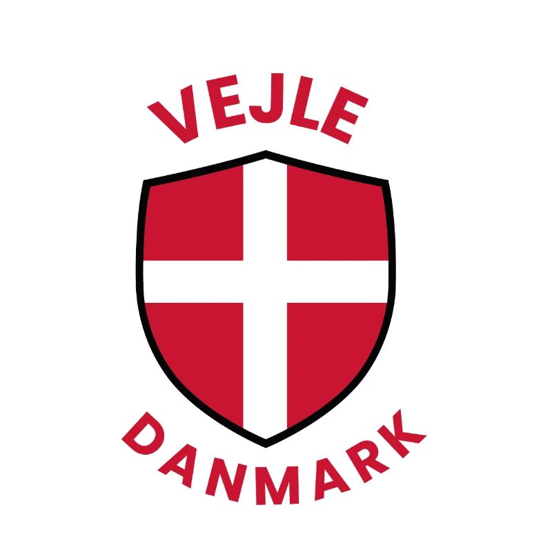 Vejle Denmark's Flag Shield