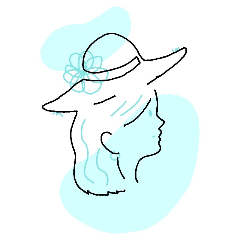 fille plage coloré