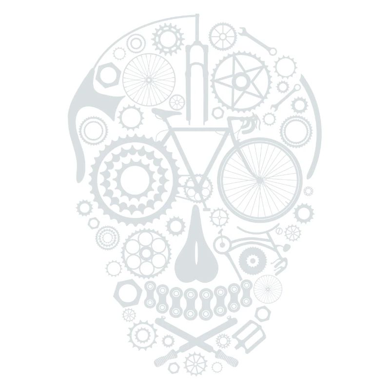 Bicycle Skull light grey