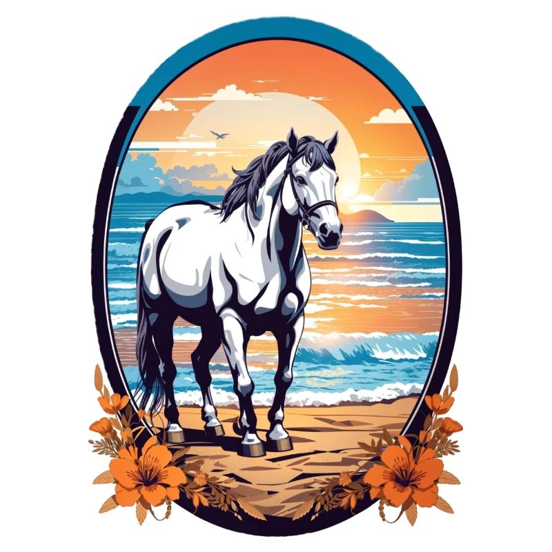 Pferd am Strand