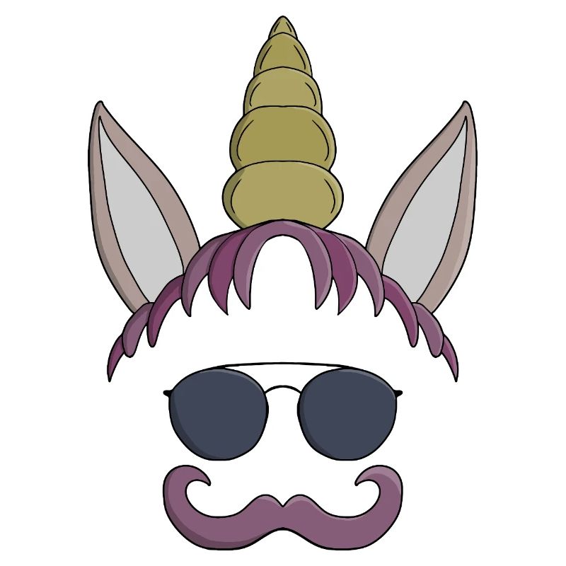 Moustache de licorne
