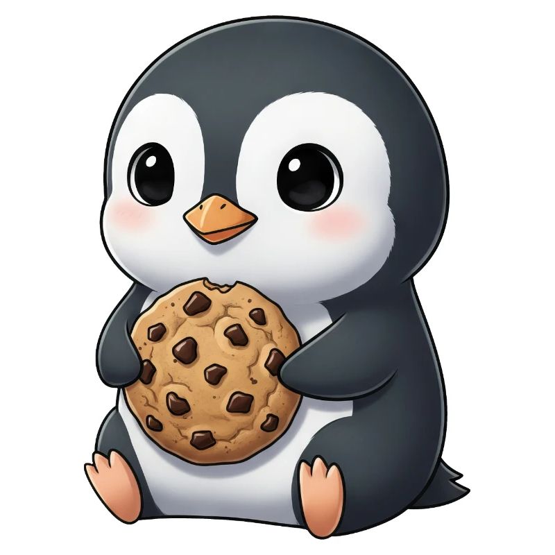 Biscuits pingouins mignons Biscuits de dessin animé Candy