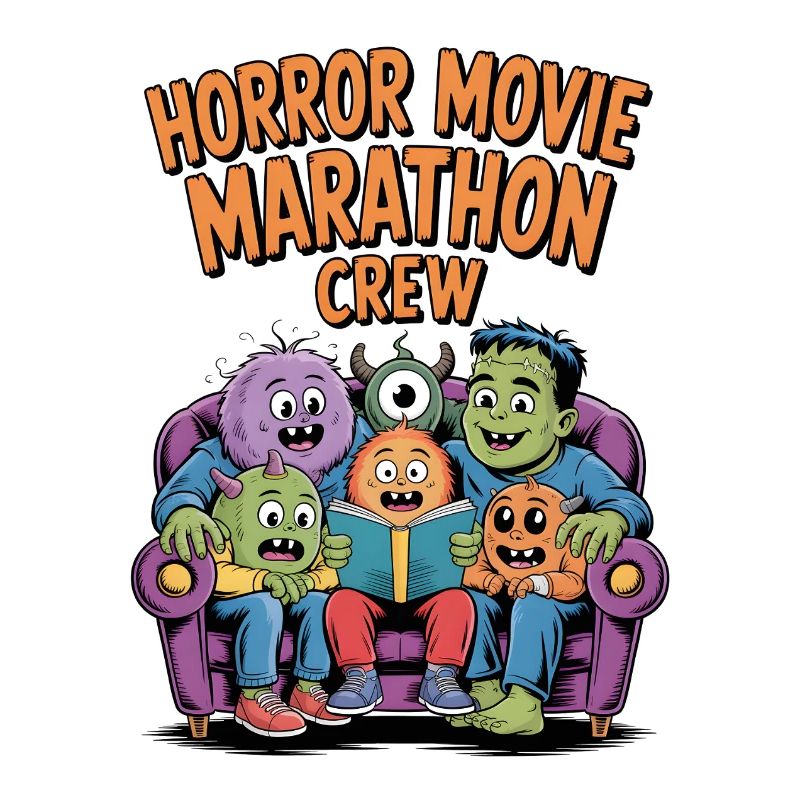 Die Crew eines Horrorfilm-Marathons