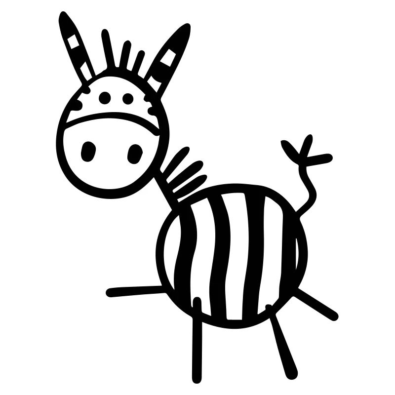 Funny Zebra