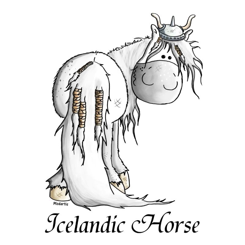Wilder Wikinger Isländer - Pferd