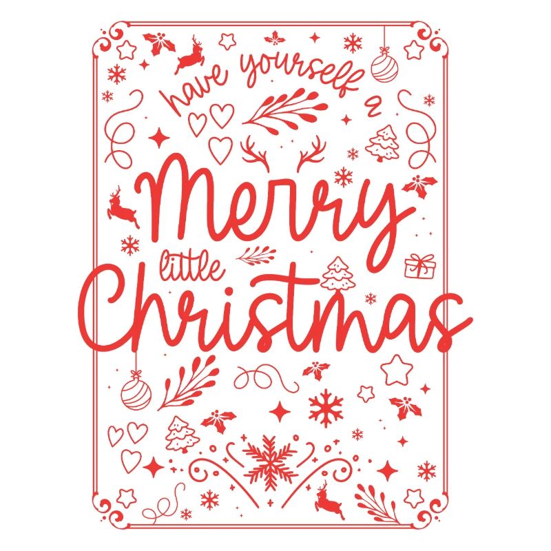 Joyeux Noël Script Rouge