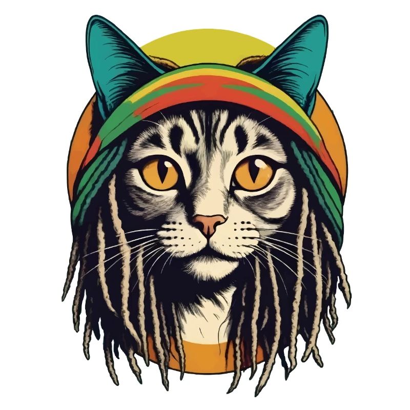 Coole Rasta-Katze