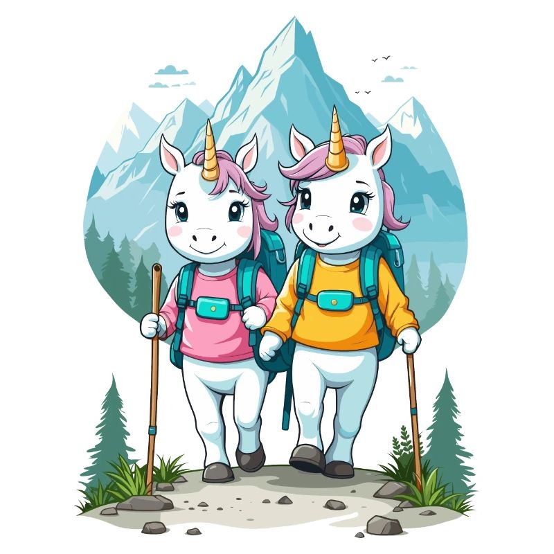 Wanderer Einhörner
