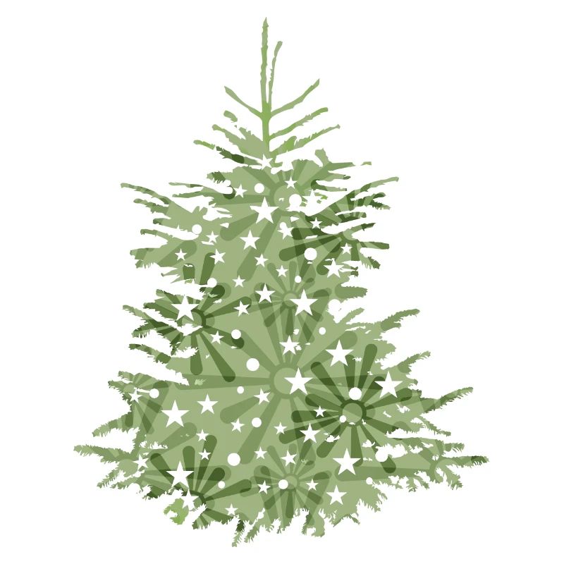 grüner Christbaum, Tannenbaum oder Weihnachtsbaum