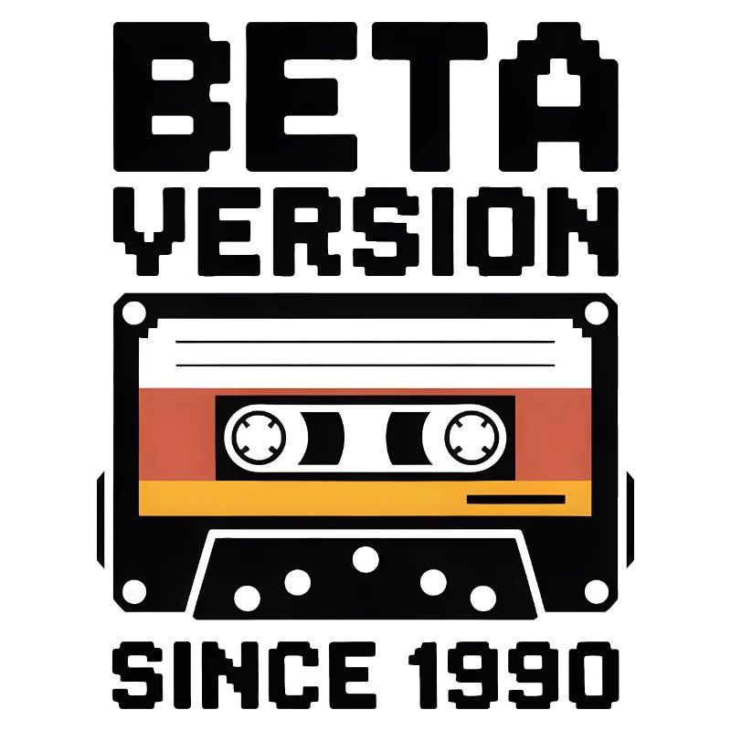 Conception d’impression de cassette rétro