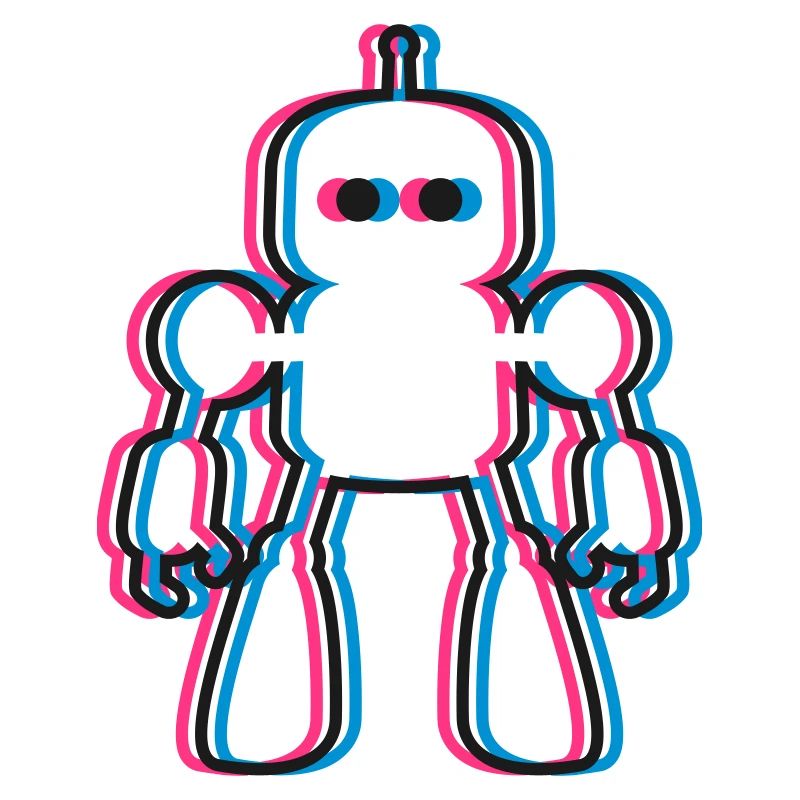 Roboter 3D Effekt KI Sci-Fi 