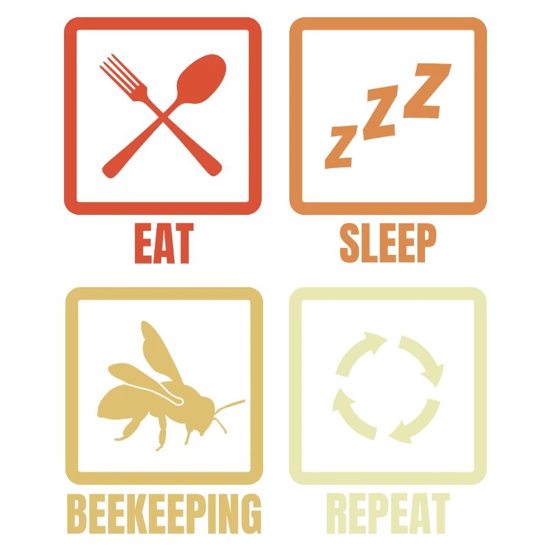 Manger Dormir Apiculture Répéter