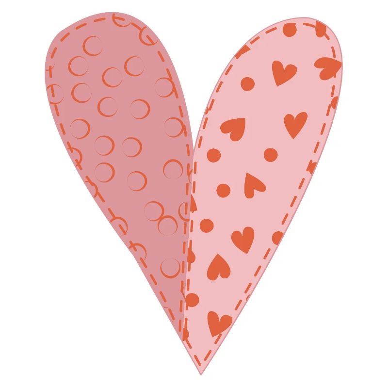 Patchwork Herz Nr. 9