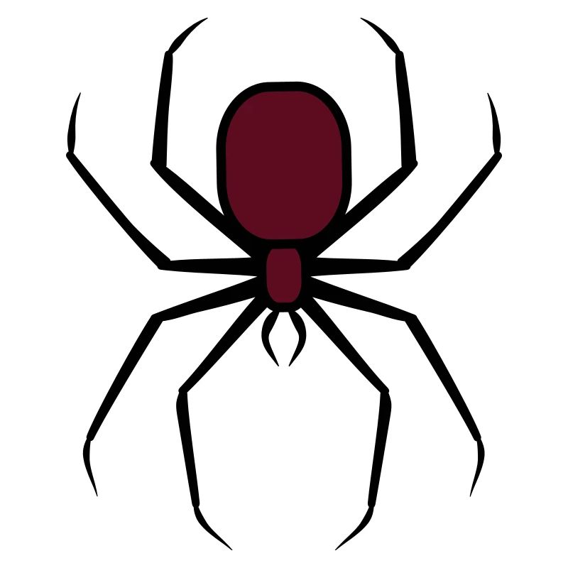 Gruselige Halloween Unheimliche Goth-Spinne 3