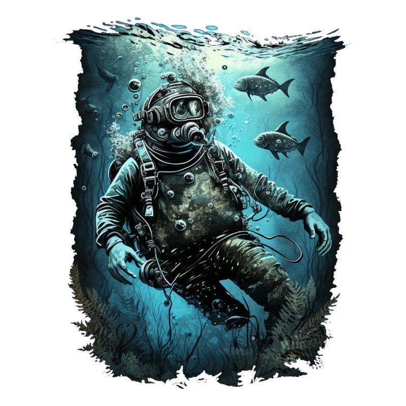Divers with fish