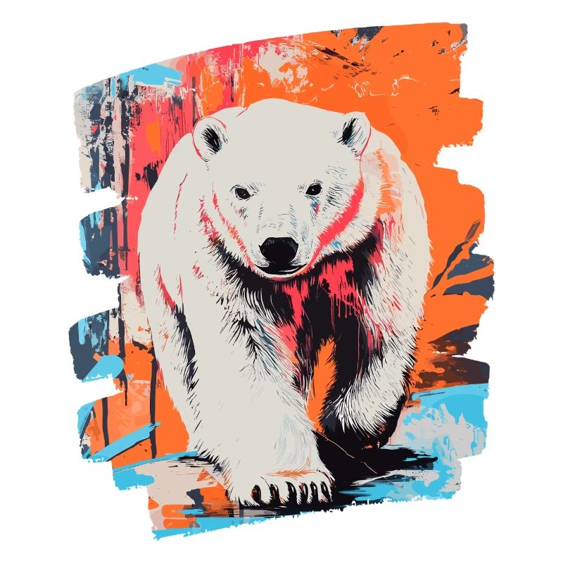 Polar Bear Graffiti Sprayer