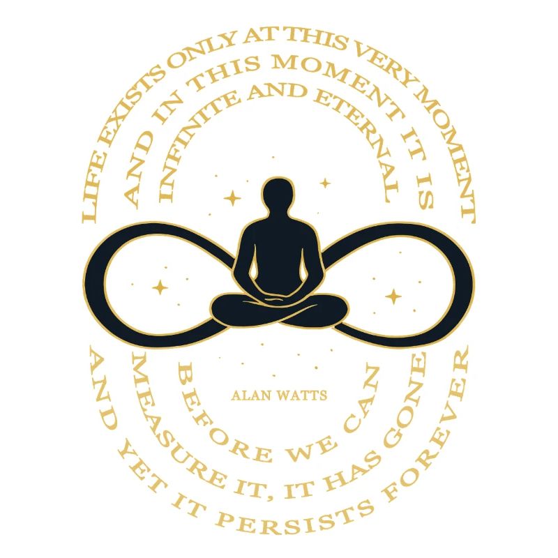 Alan Watts Time Infinity Tee