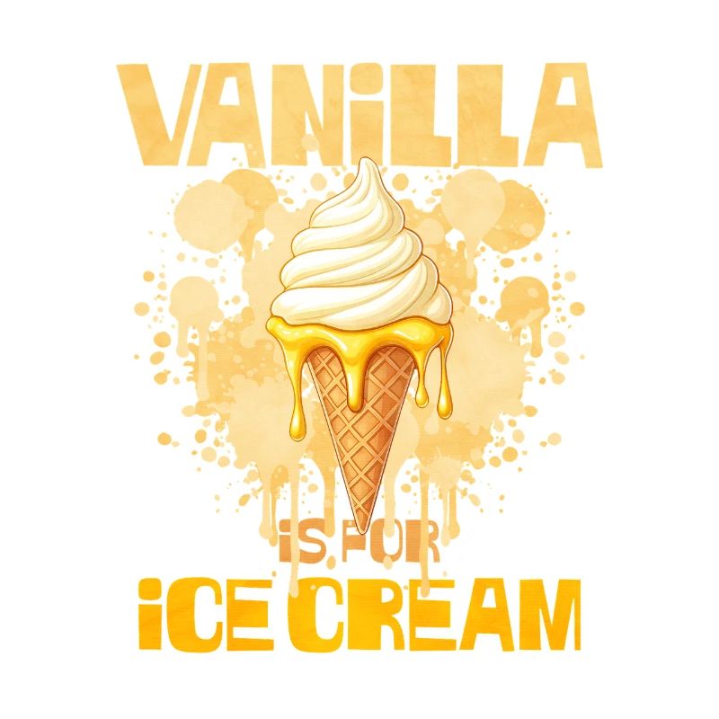 Cornet de glace à la vanille