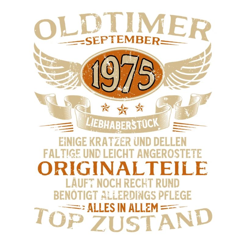 50. Geburtstag Geschenk Oldtimer September 1975