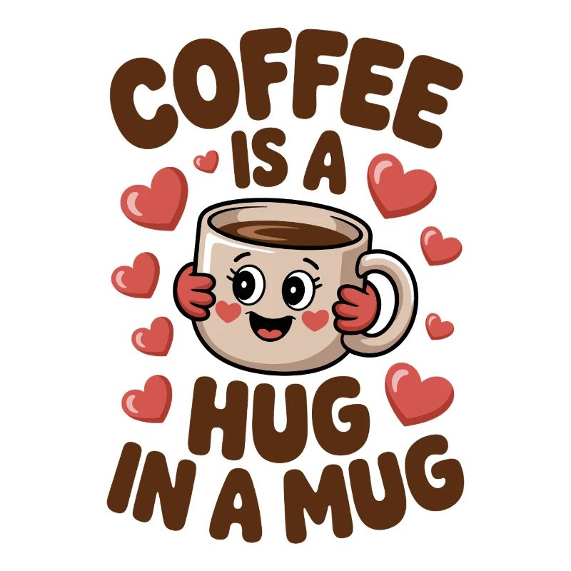 Coffee Is A Hug In A Mug Caffeine Mug First Coffee