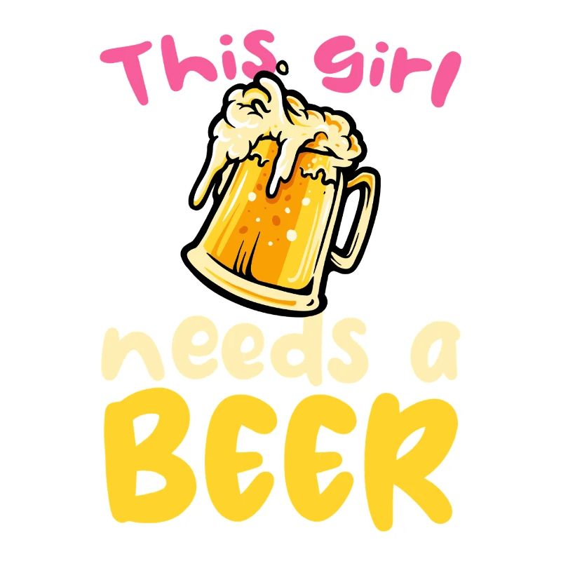 Dieses Mädchen braucht ein Bier