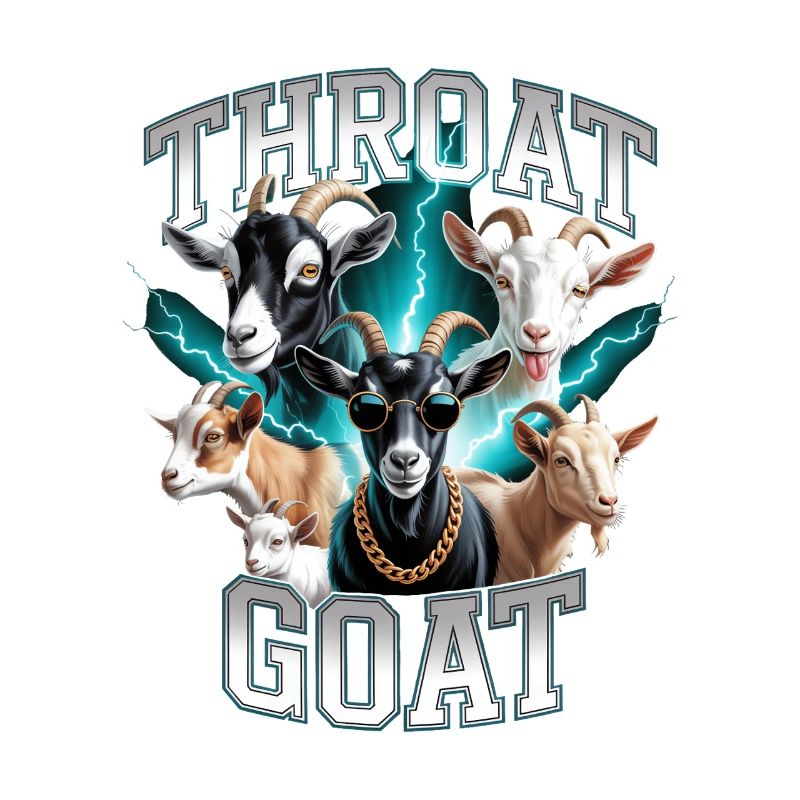 Gola Capra Meme Y2K Bootleg Non indossabile