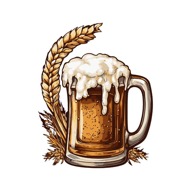 Bier Bierglas Weizenbier