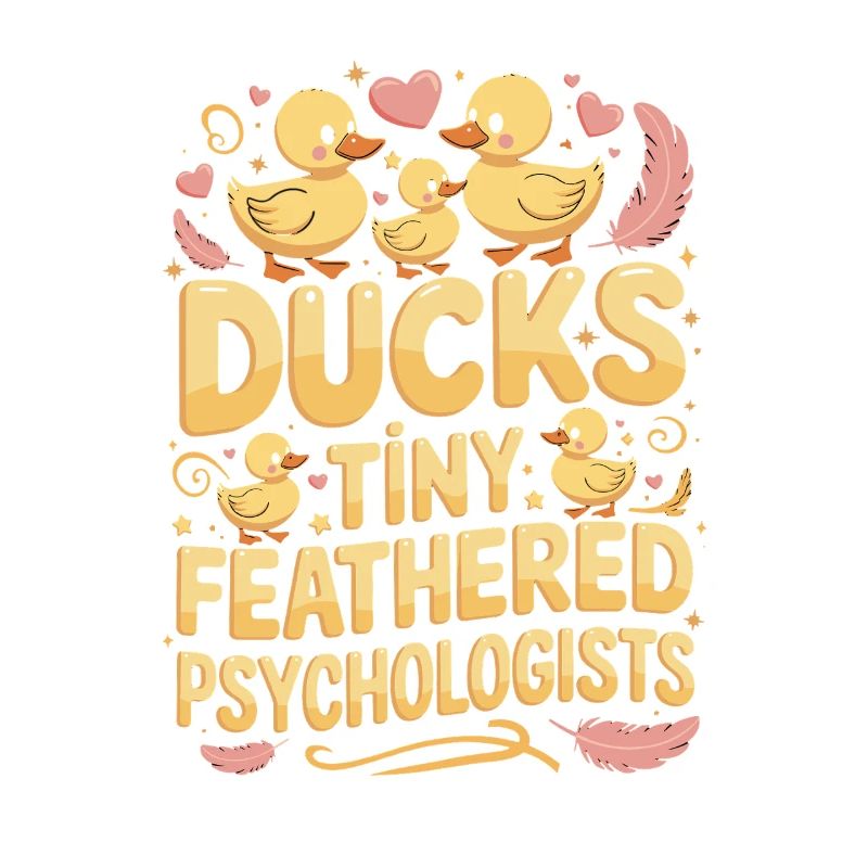 Ducks Tiny Feathered Psychologists Funny Ducks