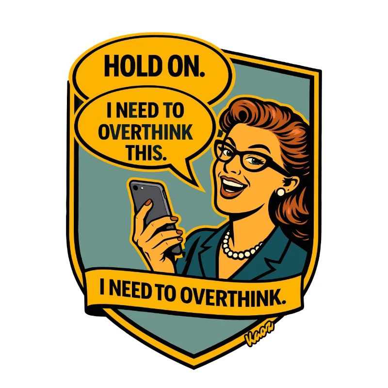 Stop – Repense Overthinker Comic