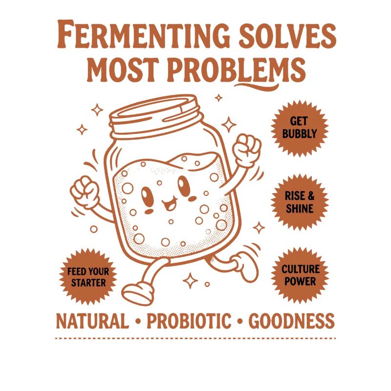Sourdough Bread Baking Fermenting Solves Most